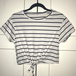 Shein Striped crop top